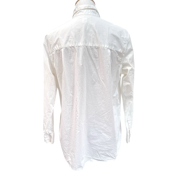 Gap Boyfriend Button Down Shirt White Size Medium - Picture 4 of 9